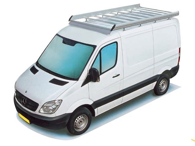 Dachgepäckträger aus Aluminium für Mercedes-Benz Sprinter, Bj. 2006-2018, Radstand 3665mm, Normaldach