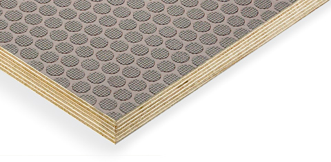 Laderaumboden für Nissan NV400, Bj. ab 2010, Radstand 3682mm, Gesamtlänge 6198mm, Heckantrieb, 9mm dick, braun