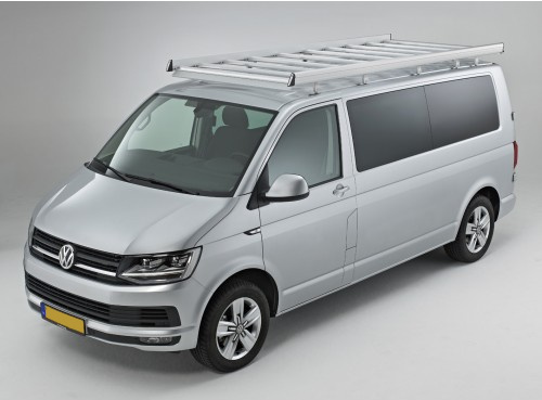 Dachgepäckträger aus Aluminium für Volkswagen T6, Bj. 2015-2024, Radstand 3400mm, Normaldach, mit Hecktüren