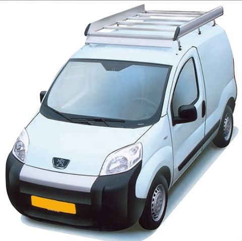 Dachgepäckträger aus Aluminium für Peugeot Bipper