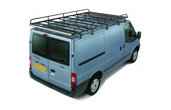 Dachgepäckträger aus Stahl für Ford Transit, Bj. 2000-2014, Radstand 3300mm, Mittelhochdach