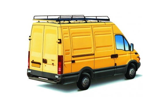 Dachgepäckträger aus Stahl für Iveco Daily, Bj. 2000-2014, Radstand 3000Lmm, Laderaumvolumen 8,3m³