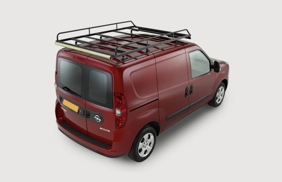 Dachgepäckträger aus Stahl für Opel Combo, Bj. 2011-2018, Radstand 2755mm, L1, Normaldach, mit Heckklappe