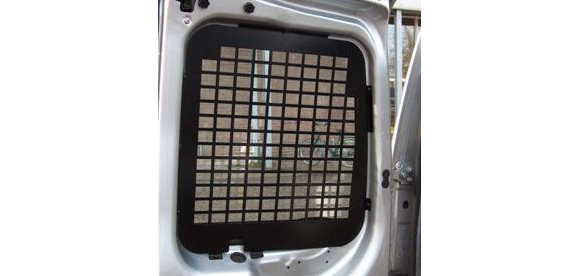 Fensterschutzgitter für Volkswagen Caddy, Bj. 2003-2015, für Fahrzeuge mit Heckklappe mit Wischanlage