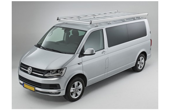 Dachgepäckträger aus Aluminium für Volkswagen T6, Bj. ab 2015, Radstand 3000mm, Normaldach, mit Heckklappe