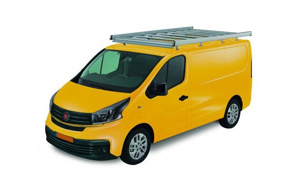 Dachgepäckträger aus Aluminium für Fiat Talento, Bj. ab 2016, Radstand 3098mm, Normaldach, L1/H1, mit Heckklappe