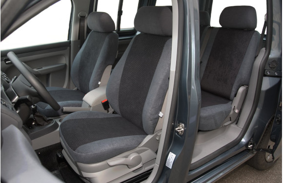 Sitzbezug für Volkswagen Caddy, Bj. 2015-2020, Alcanta, Dreierbank 2. Reihe