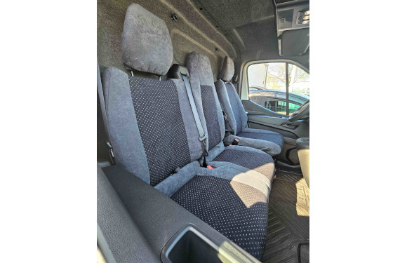 Sitzbezug für Renault Master, Bj. ab 2024, Alcanta, Doppelbank vorn mit 1-teiliger Rückenlehne