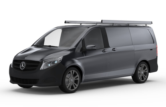 Dachgepäckträger aus Aluminium für Mercedes-Benz Vito von mobietec