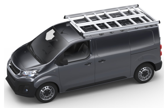 Dachgepäckträger aus Aluminium für Opel Vivaro von mobietec