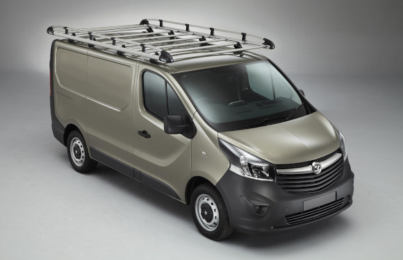 Dachgepäckträger aus Aluminium für Renault Trafic von Rhino