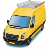 Dachgepäckträger aus Aluminium für Volkswagen Crafter, Bj. 2006-2016, Radstand 3665mm, Normaldach