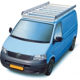 Dachgepäckträger aus Aluminium für Volkswagen T5, Bj. 2003-2015, Radstand 3000mm, Normaldach, mit Heckklappe