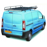 Dachgepäckträger aus Stahl für Citroen Jumpy, Bj. 2007-2016, Radstand 3122mm, Normaldach, mit Hecktüren