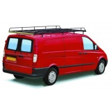 Dachgepäckträger aus Stahl für Mercedes-Benz Vito, Bj. 2003-2014, Radstand 3200mm, lang, Normaldach, mit Heckklappe