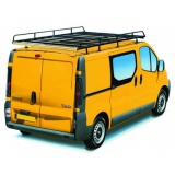 Dachgepäckträger aus Stahl für Renault Trafic, Bj. 2001-2014, Radstand 3498mm, Normaldach, L2/H1, mit Heckklappe