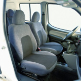 Sitzbezug für Fiat Doblo, Bj. 2010-2022, Alcanta, Dreierbank 2. Reihe