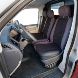 Sitzbezüge aus Stoff in einem VW T6