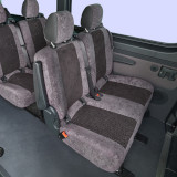 Sitzbezüge für Zweierbank mit klappbaren Lehnen im Mercedes-Benz Sprinter