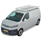 Dachgepäckträger aus Aluminium auf einem Citroen Jumpy