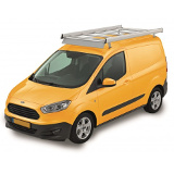 Dachgepäckträger aus Aluminium für Ford Courier, Bj. ab 2014, Radstand 2489mm, Flachdach, mit Hecktüren