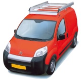 Dachgepäckträger aus Aluminium für Citroen Nemo, Bj. ab 2008, Radstand 2513mm, Normaldach, mit Hecktüren