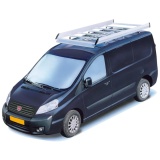 Dachgepäckträger aus Aluminium für Fiat Scudo, Bj. 2007-2016, Radstand 3000mm, Normaldach, mit Hecktüren