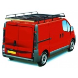 Dachgepäckträger aus Stahl für Opel Vivaro, Bj. 2001-2014, Radstand 3098mm, Normaldach, L1/H1, mit Hecktüren