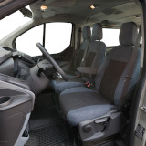 Sitzbezug für Ford Custom, Bj. 2012-2022, Alcanta, Einzelsitz (Fahrer- oder Beifahrersitz) ohne Seitenairbag