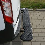 Ausziehbare Hecktrittstufe für Ford Custom, Bj. ab 2012, ohne Anhängerkupplung