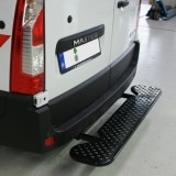 Ausziehbare Hecktrittstufe für Renault Master, Bj. 2010-2024, Frontantrieb, für Fahrzeuge ohne Anhängerkupplung